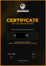 Funded Engineer 출금 인증