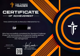 The Funded Trader 출금 인증