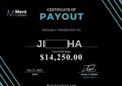 Ment Funding 출금 인증